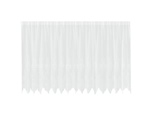 Rideau en dentelle, rideau ajouré, voilage blanc 140 x 400 cm polyester cf43667