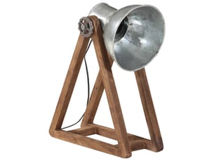Lampe de bureau 25 w argent vintage 30x17x40 cm e27