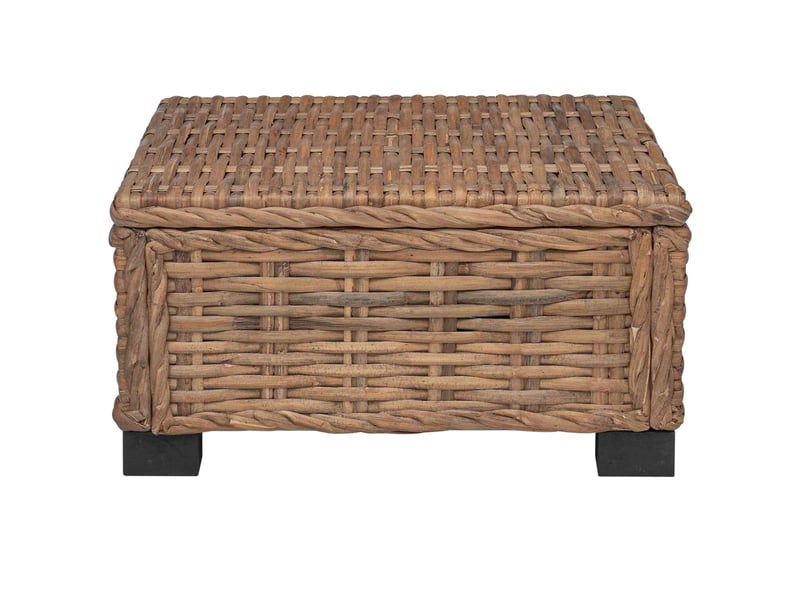  Table basse - table de salon - table à thé gendt rotin naturel naturel 67 x 60 x 30 cm  - Conforama D