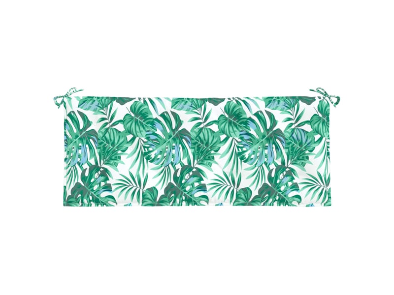  Lot de 2 coussins de banc de jardin, coussins d'assise motif de feuilles cf58665  - Conforama E