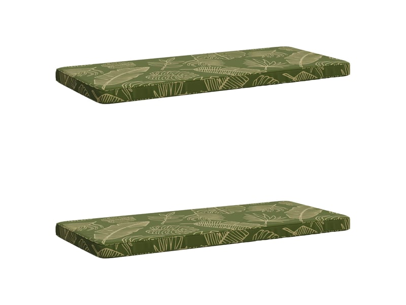 Lot de 2 coussins de banc, coussins d'assise vught 100 % polyester cf57730 - Conforama A