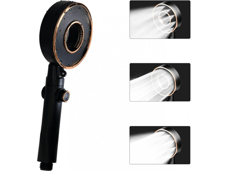 Types de pommeau de douche haute pression, pommeau de douche à jet, pommeau de douche sous pression, pommeau de douche universel facile à install - Conforama A