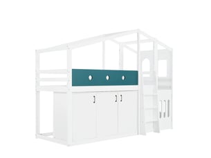 Lit simple 90x200 cm    coloris blanc