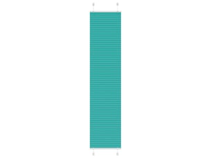 Store plissé, store de fenêtre vert pétrole 50x200 cm largeur du tissu 49,4 cm cf47090