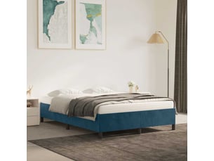 Lit 2 places 140x200 cm coloris bleu