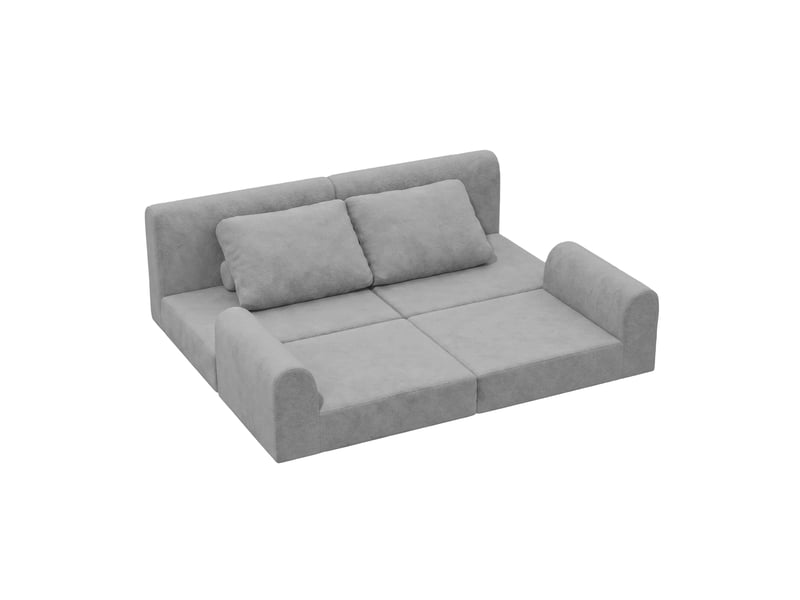  Canapé-lit convertible et pliable, fauteuil-lit multifonctionnel avec mousse à mémoire de forme et soutien dorsal,beige  - Conforama E