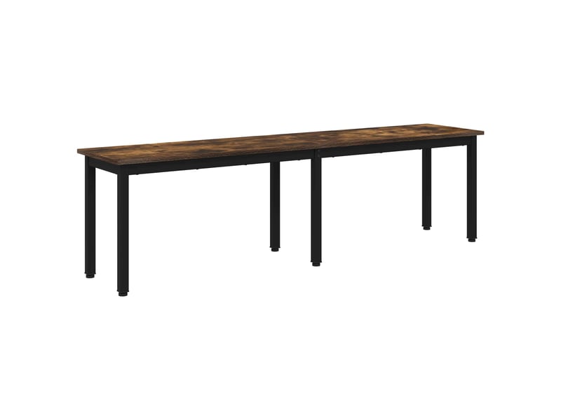  Banc d'entrée, banc d'intérieur chêne fumé 160x35x45 cm bois d'ingénierie  - Conforama A