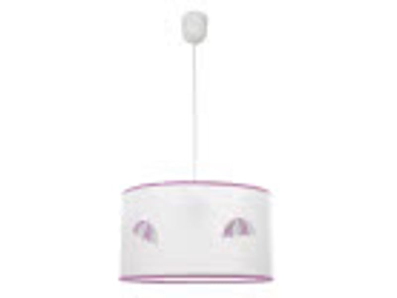  Suspension enfant fabrilamp lluvia rose 1xe27 hauteur réglable 30-75 cm ø30 cm 086693000 - Conforama B