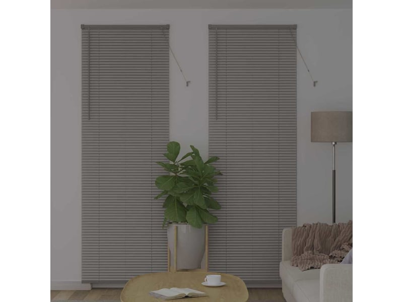  Store vénitien, store de fenêtre argenté 220 x 70 cm 25 mm aluminium cf47598  - Conforama C