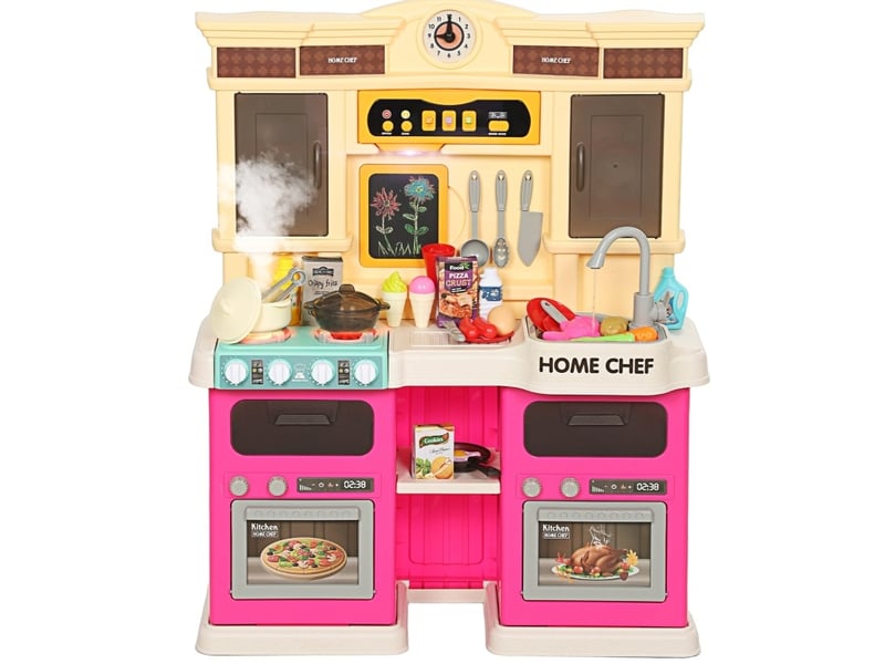  Cuisine jouet 66x24x83 cm avec eau courante multicolore  - Conforama A
