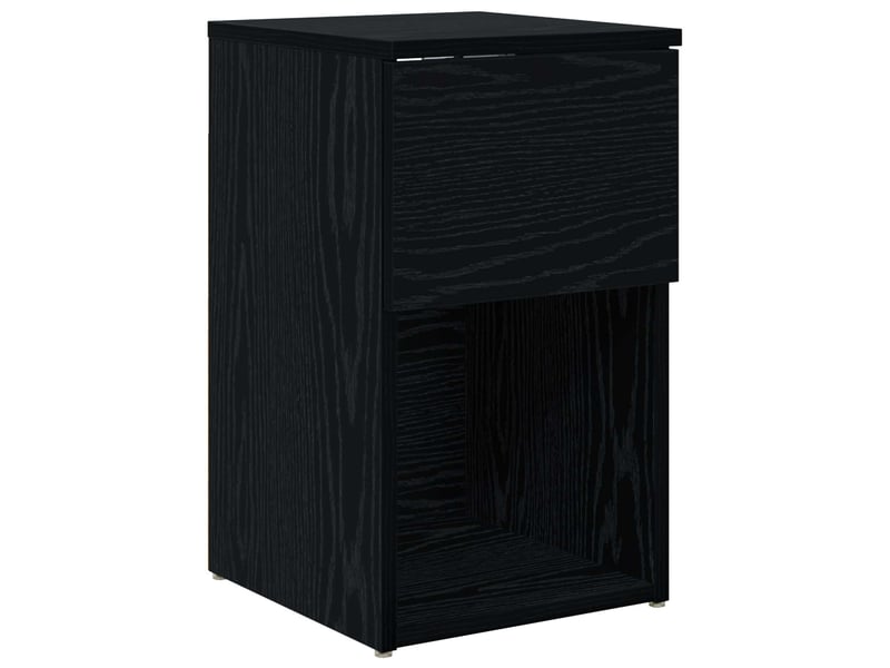 Table de chevet - table de lit 2 pièces chêne noir 29 x 31,5 x 49 cm  - Conforama D