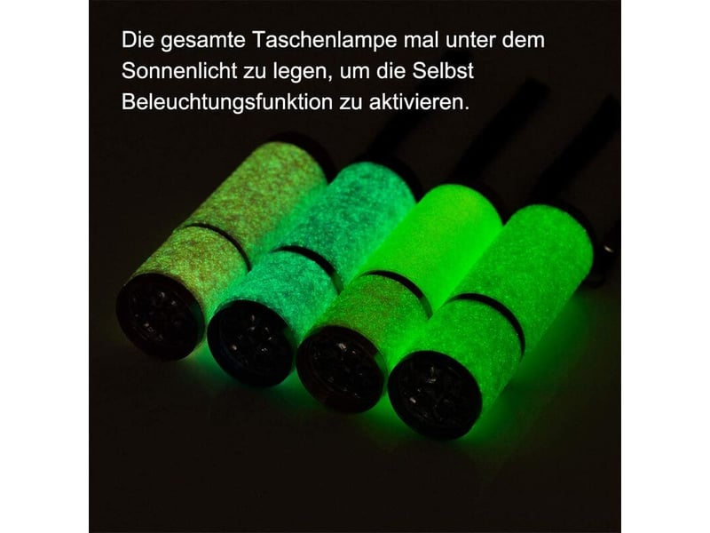4 pcs lampe de poche led, mini lampe de poche à poignée fluorescente pour enfants ou adultes cyclisme camping lecture marche randonnée - Conforama B