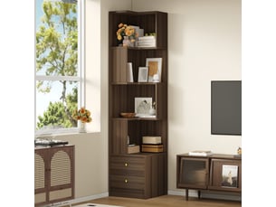Vitrine coloris marron <strong></strong> <strong></strong> - 43.5 cmx180 cm