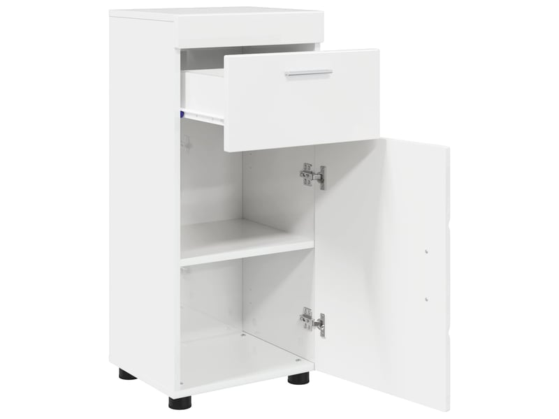  Ensemble d'armoire de salle de bain tulum blanc brillant cf62970  - Conforama E