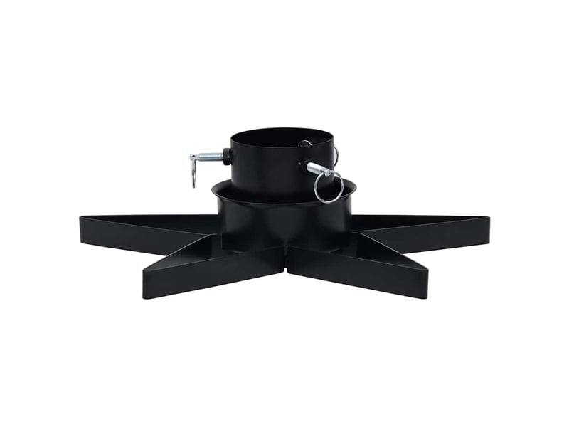  Support de sapin de noël noir 47x47x13,5 cm  - Conforama D