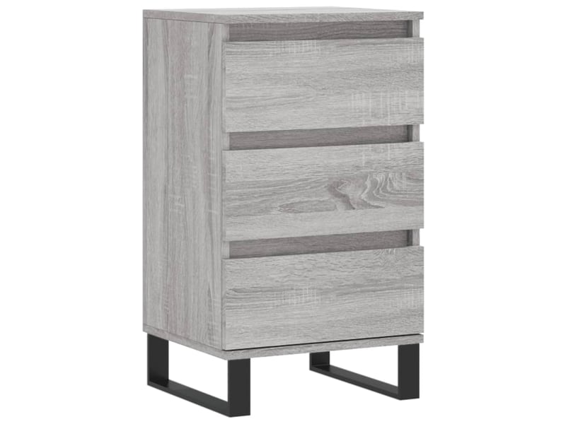  Buffet - bahut - meuble de rangement sonoma gris 40x35x70 cm bois d'ingénierie  - Conforama A