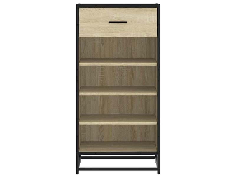  Étagère à chaussures chêne sonoma 48x38x97,5 cm bois ingénierie shl3700  - Conforama D