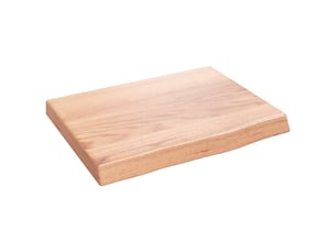 Comptoir de salle de bain, plan de travail marron 40x30x(2-4) cm bois traité cf65797
