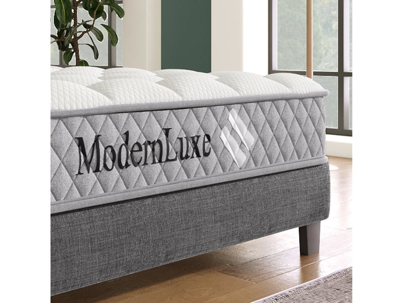  Matelas 140x200 cm 7 zones ressorts ensachés et mousse froide h3 blanc  - Conforama D