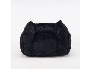Fauteuil fixe MEUBLIV  Tissu noir vendu A l'unité