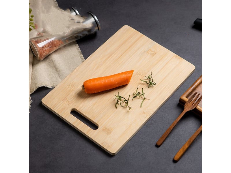 Planche à découper en bambou 36 x 26 x 1.2cm – pour viande et légumes - Conforama D