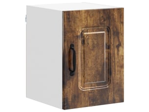 Meuble mural de cuisine | armoire de cuisine chêne fumé 30x31x40cm