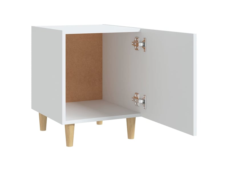  Table de chevet - cabinet de chevet - table de nuit blanc bois d'ingénierie  - Conforama D
