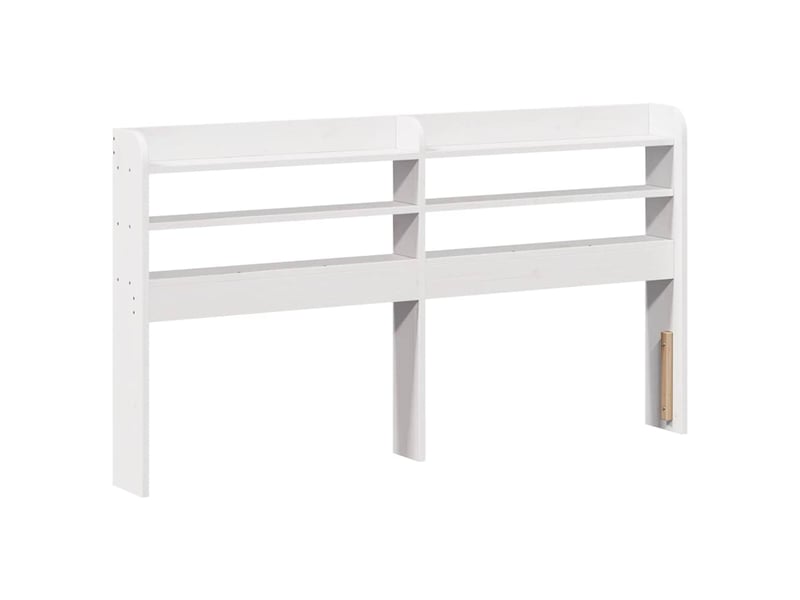  Lit double- lit adulte -  cadre de lit avec tête de lit sans matelas blanc 140x200 cm  - Conforama D