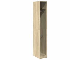 Garde-robe, armoire de rangement chêne sonoma 30x50x200 cm bois d'ingénierie shl16038