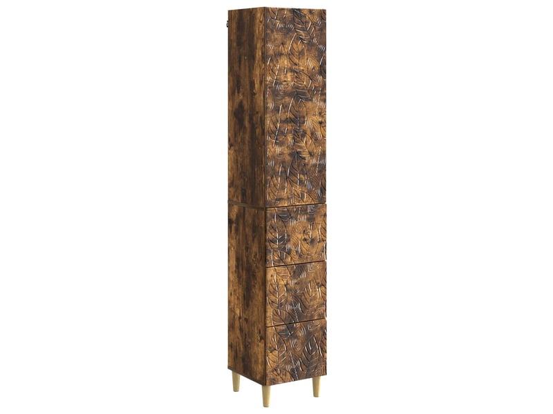  Ensemble de meubles 2 pcs, rangement de salon 33 x 34,5 x 90 cm bois d'ingénierie shl4852  - Conforama A