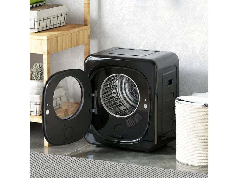  Sèche-linge - 4 kg - programmes de séchage - plastic - noir - 48 x 43 x 57 cm - pose libre - linge quotidien B61-017V90BK - Conforama B