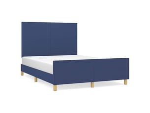 Lit 2 places 140x200 cm coloris bleu
