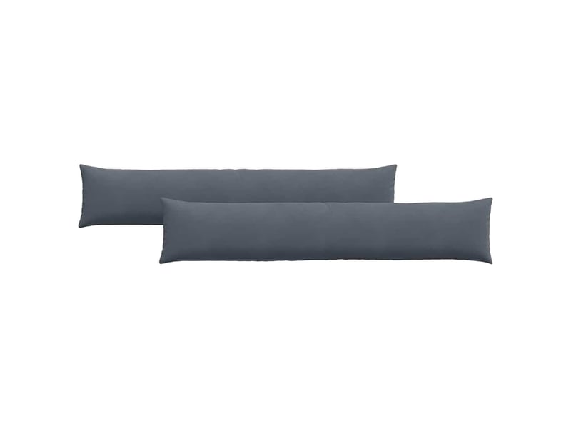  Lot de 2 coussins de canapé, coussins décoratifs gris foncé 200 x 40 cm cf59085  - Conforama A