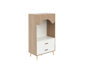 Armoire 0 porte(s) 2 tiroir(s) BIQZUYA coloris bicolore largeur 80 cm