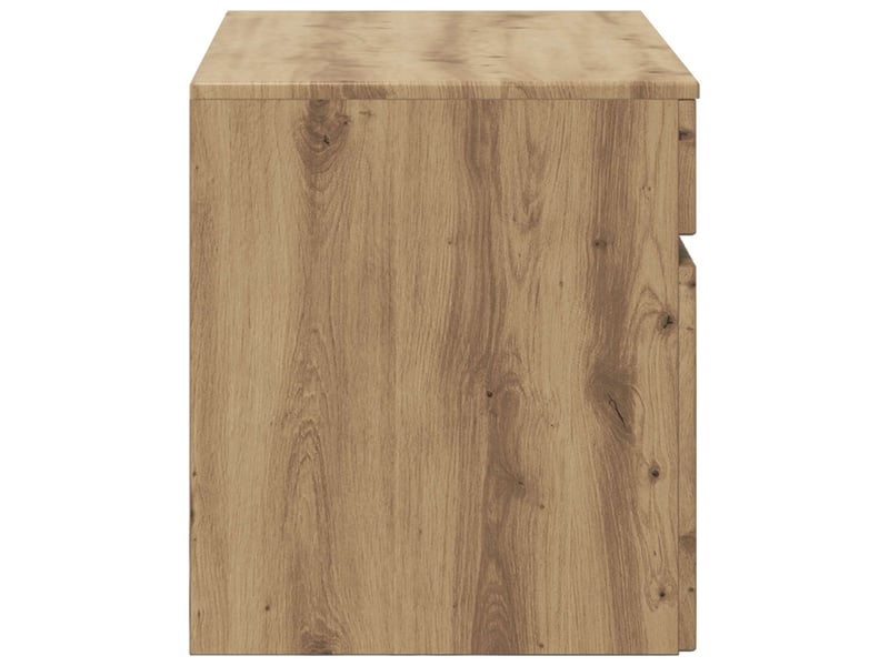  Cabinet salle de bain mural, meuble de rangement chêne artisanal shl6691  - Conforama D