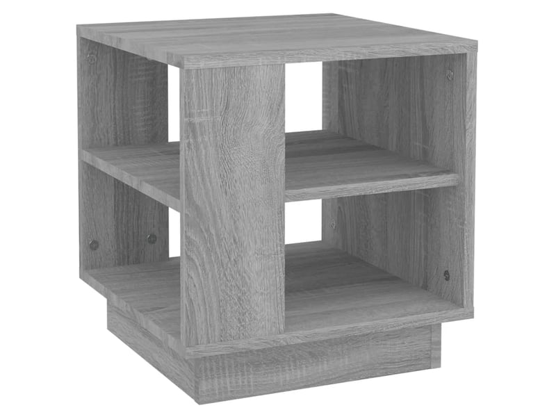  Table basse | table de salon sonoma gris 40x40x43 cm bois d'ingénierie  - Conforama A
