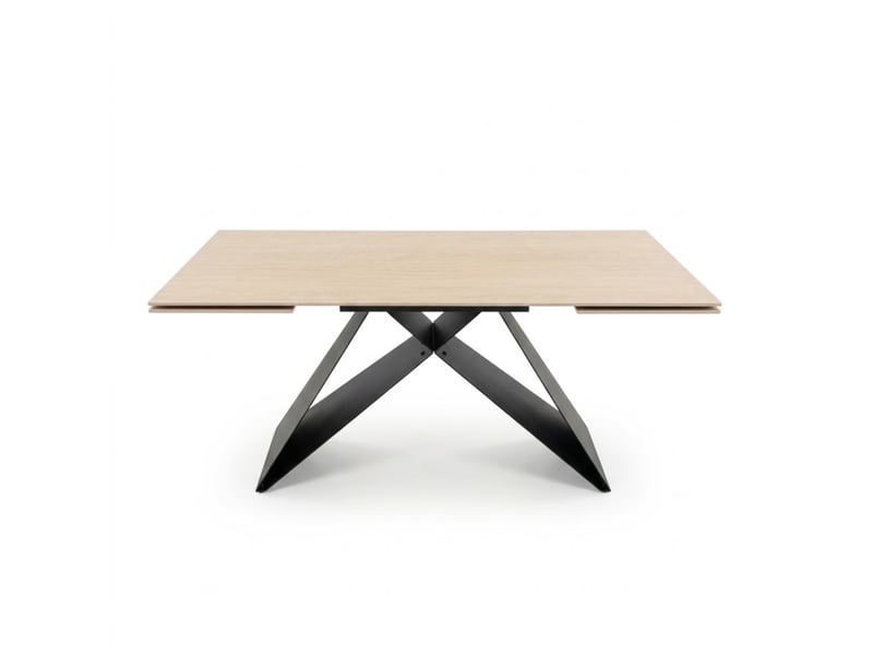  Table extensible 160-240 cm en céramique finition effet bois – lima  - Conforama C