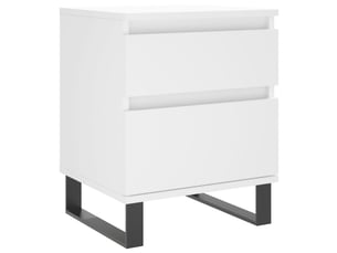 Table de chevet - cabinet de chevet - table de nuit blanc 40x35x50 cm bois d’ingénierie