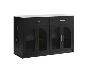 Banc  coloris noir <strong>BEAUNIV</strong> <strong></strong> - 135 cm