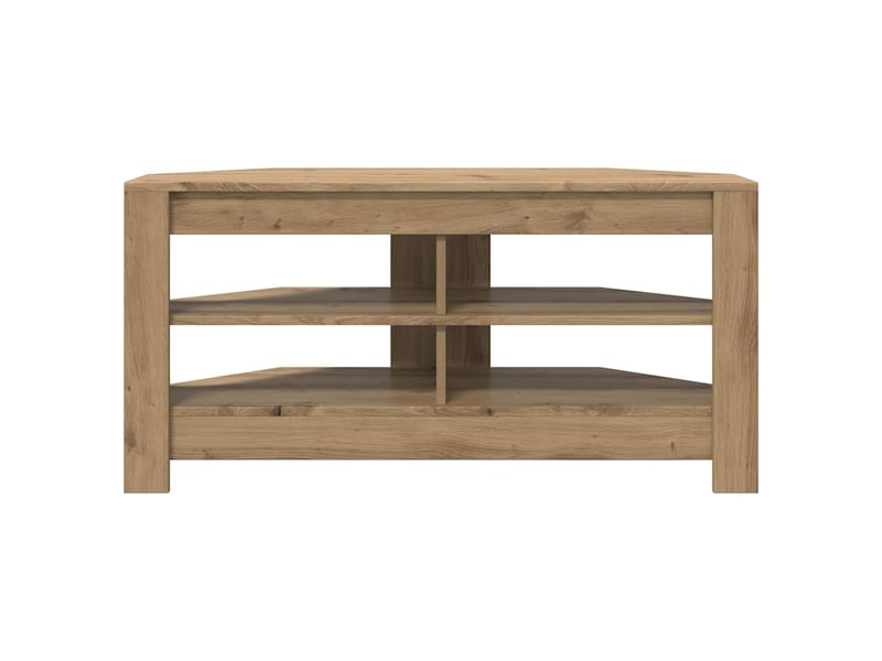 Meuble tv d'angle moderne 102x40,5x45 cm chêne artisanal - Conforama E