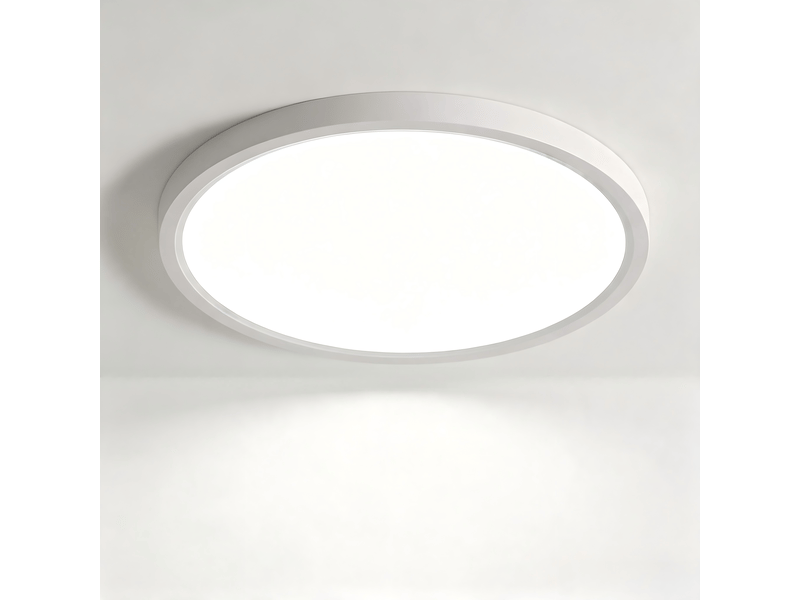  Plafonnier led rond ultra-plat 54 w, 4000 k, ø 50 cm, blanc  - Conforama A