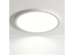 Plafonnier led rond ultra-plat 54 w, 4000 k, ø 50 cm, blanc