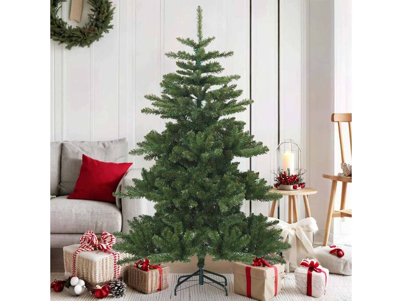  Sapin de noël artificiel, arbre de noël à branches articulées vert 150 cm shl8260  - Conforama B