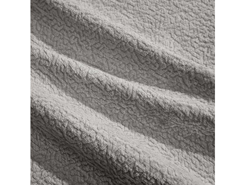 Canapé d'angle cloud à 3 places avec ottomane mobile et 2 petits coussins de décoration - gris clair - Conforama D