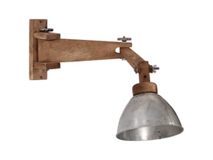 Lampe murale, applique murale 25 w argent vintage e27
