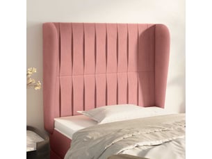 Tete de lit A poser largeur 83 cm rose