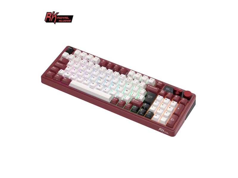  Clavier mecanique gaming 96% azerty hot swap creamy pbt rgb triple connexion bt 2.4g usb-c 321202_AACMC80120_6_DROPFR - Conforama E