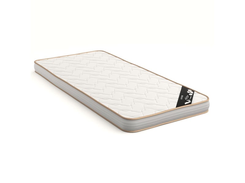 Pack lit mi-hauteur avec matelas 90x200 cm louw bois naturel Louw - Conforama E