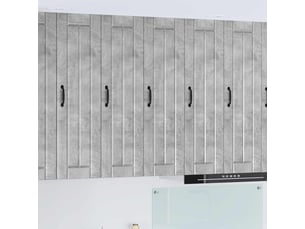 Meuble mural de cuisine, armoire de cuisine gris béton 30x31x100cm shl6183