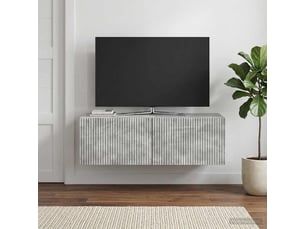 Meuble tv coloris gris 98 cm <strong></strong>  <strong></strong>